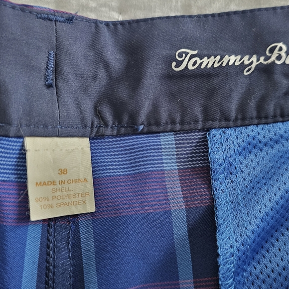 Tommy Bahama Blue Plaid Shorts - Picture 5 of 5